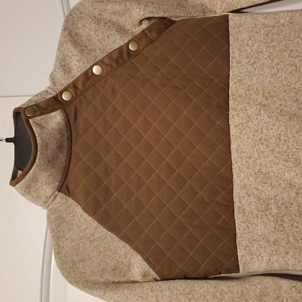 Marley Lilly Half Button-Up Pullover - Size Small - image 3